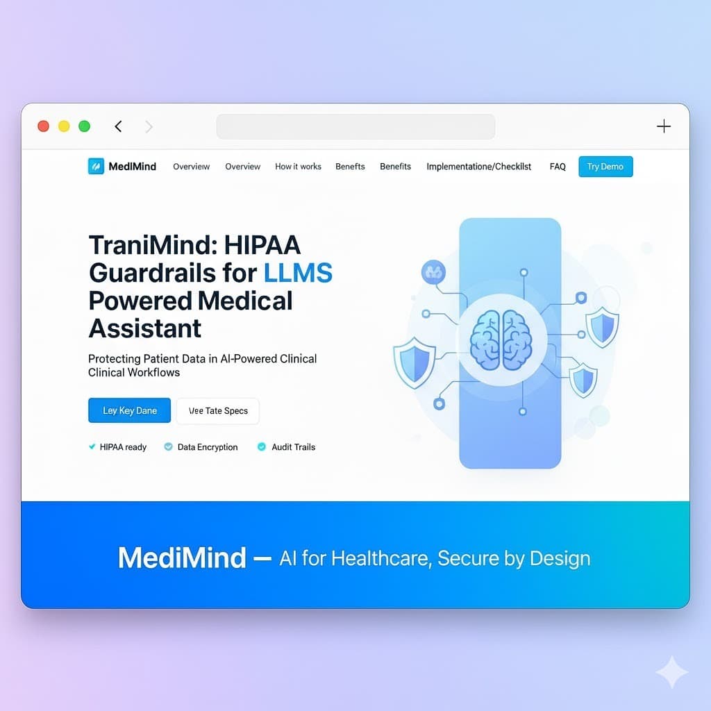 MediMind: HIPAA Guardrails for LLMs