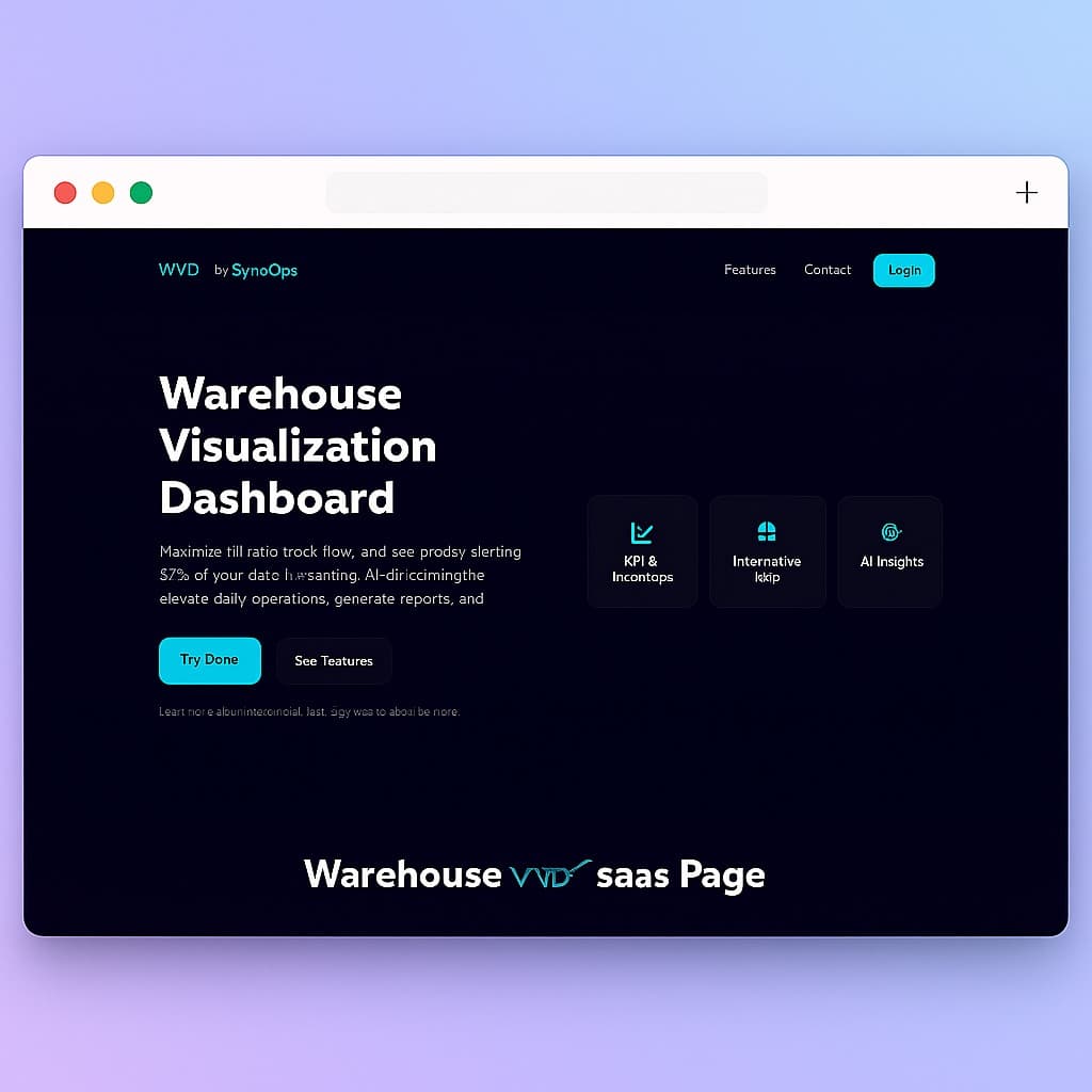 Warehouse Visualization Dashboard (WVD)